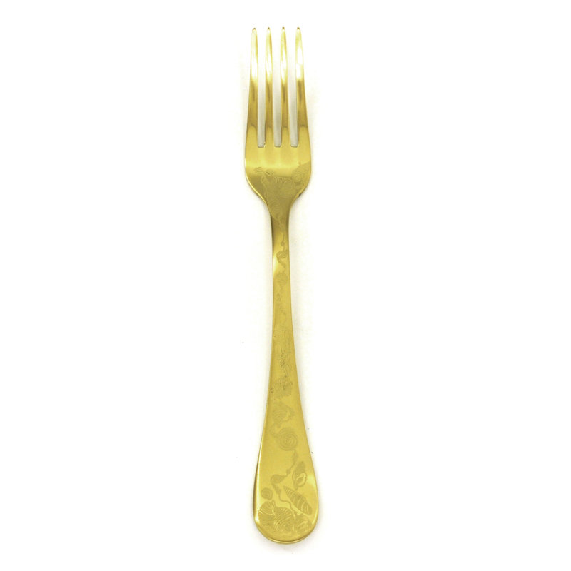 Venere Serving Fork - 48 Pieces, Ice Gold