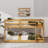 Twin-Size Stacked Floor Bunk Bed Equipped With Ladder-1925855932