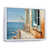 White Floater Framed