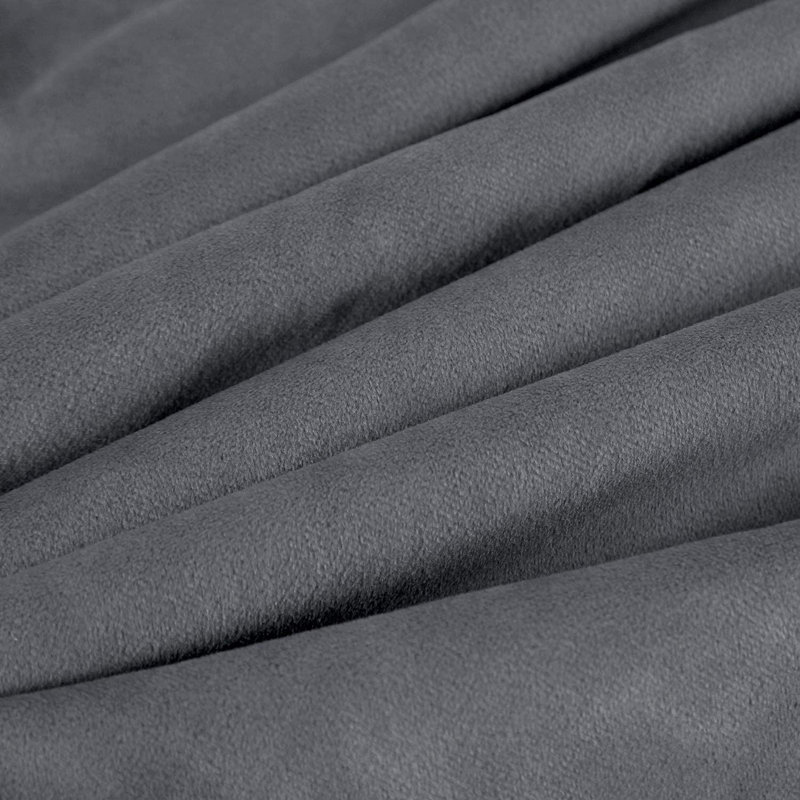Pom Pom Velvet Tassels Pillow Cover, Dark Gray, 18"x18"