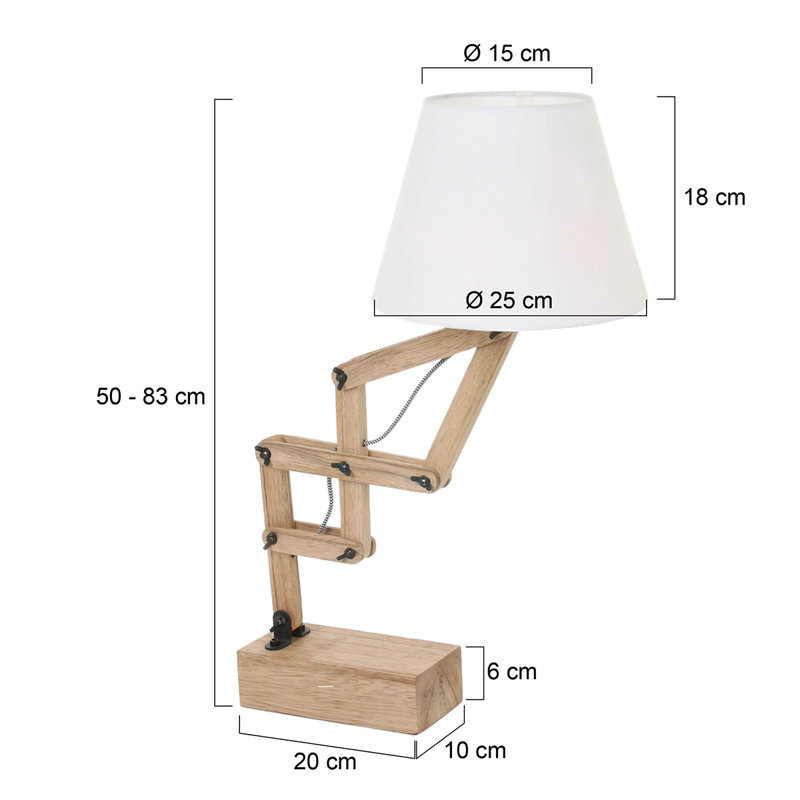 Ilaria Solid Wood Novelty Lamp
