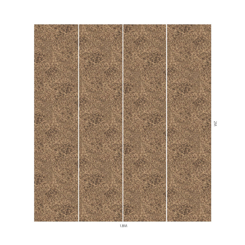 FERUS Wallpaper - Alabaster 9'10" - full height wallpaper