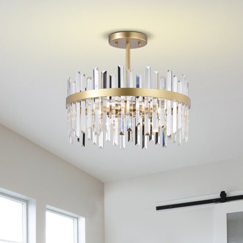 Willa Arlo Interiors Maggio Semi Flush Mount & Reviews | Wayfair