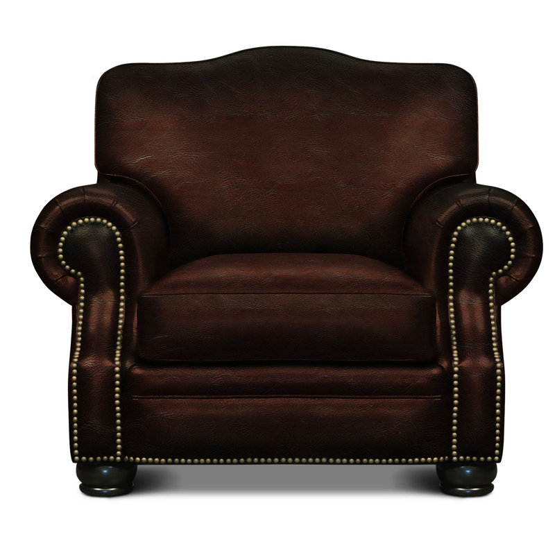 Royale Leather Club Chair, Espresso, Toscana (Maestro Artisano), Yes