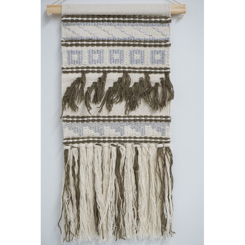 Hand Woven Wall Hanging - Rod Included