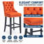 Ensemble de tabourets de bar double rembourrés Classic-347508062
