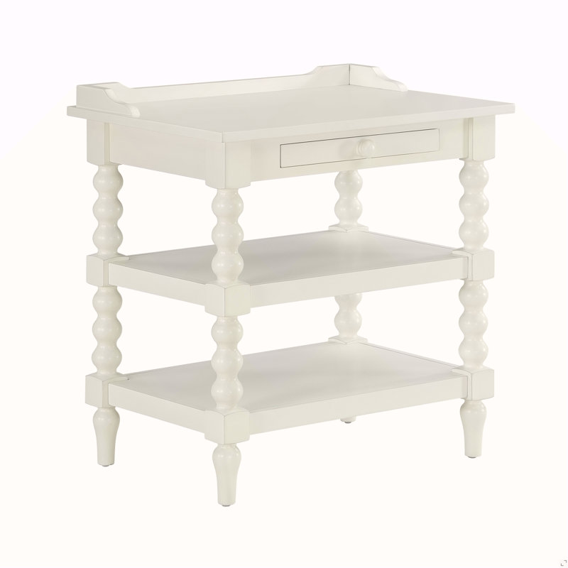 Antique White Nightstand