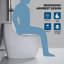 Toilette une pièce à hauteur de chaise avec toilette allongée à fixation simple au sol 1,6 GPF avec siège à fermeture douce-108486646