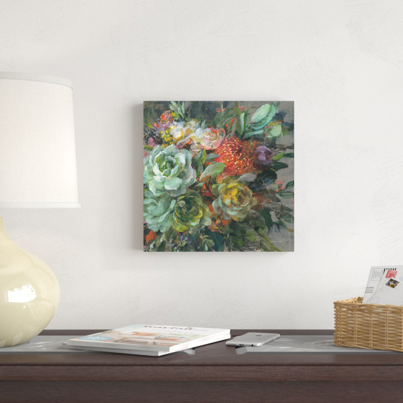Bouquet exotique, L 12 po x H 12 po