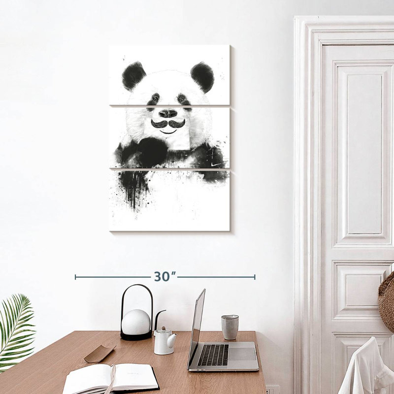 Funny Panda, 32" H x 20" W
