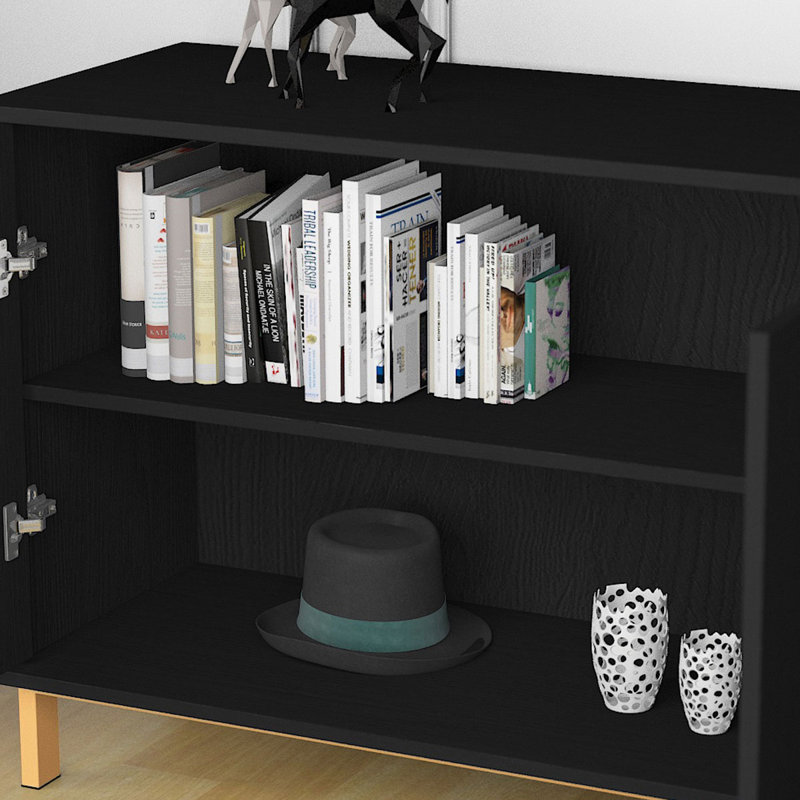 Lavaine 62.9'' Sideboard, Black