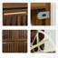 12 Pair Solid Wood Shoe Storage Cabinet