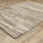 Delfine Distressed Stripe Brown/ Ivory Area Rug-69932582