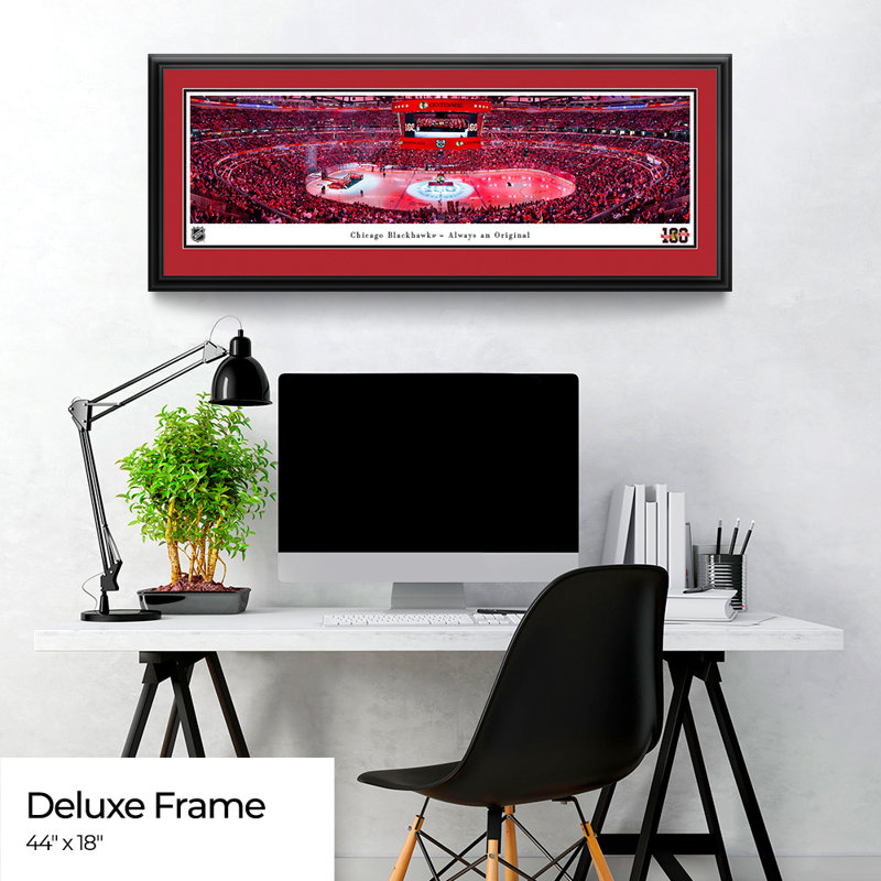 Chicago Blackhawks Centennial Ceremony - Deluxe Frame