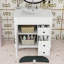 Meuble-lavabo avec 2 tiroirs et tablette réglable-799882199