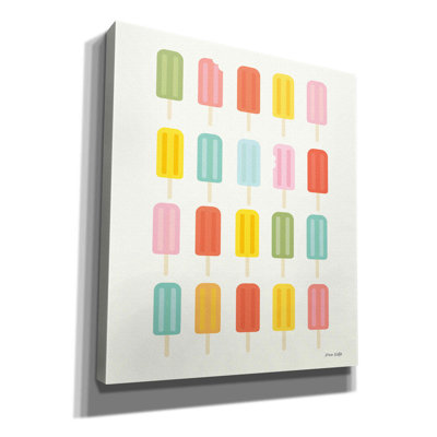 «Colorful Popsicles» par Ann Kelle Designs, art mural sur toile