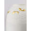 Koi White/Gold 9.84" Porcelain Table Vase