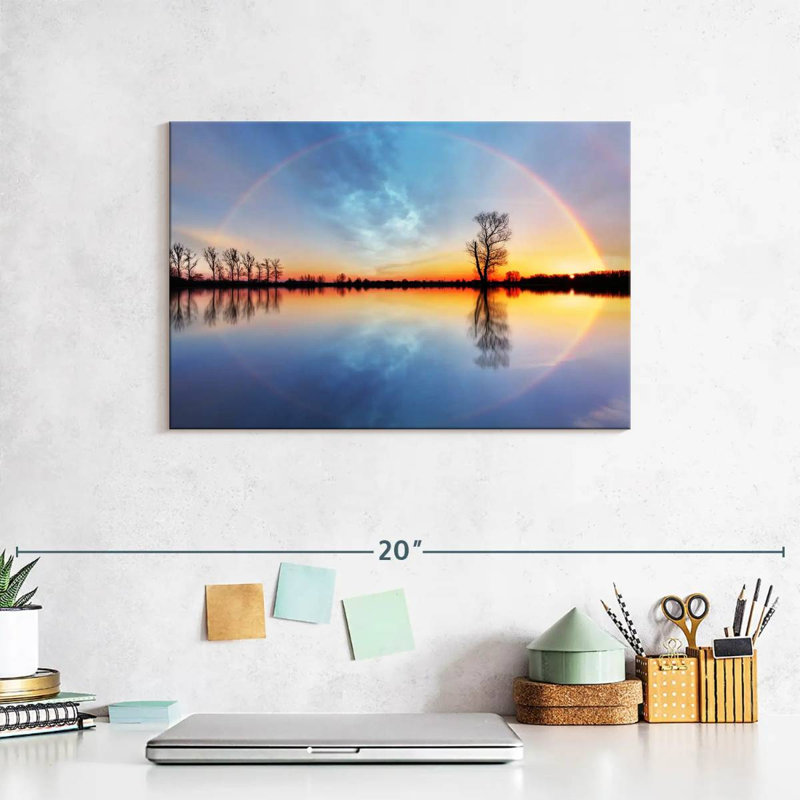 Kerrick Sunset Rainbow Reflection, 8" H x 12" W