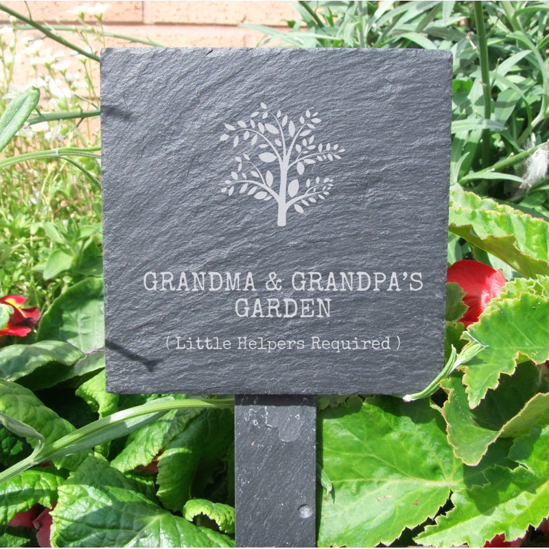 Kress Stone Plants & Flowers Garden Sign