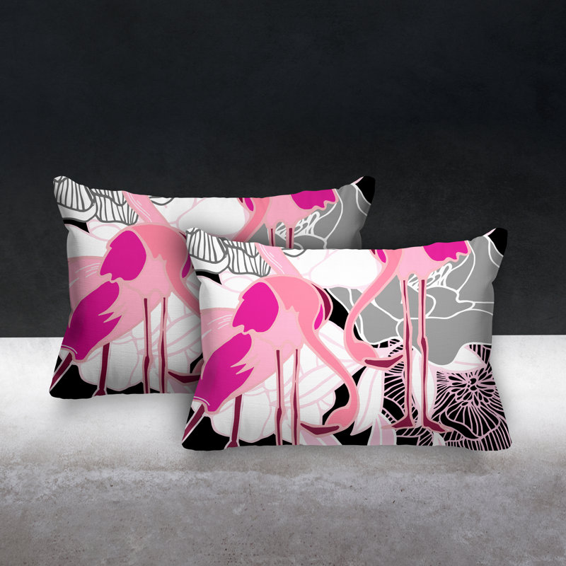 Coussin lombaire intérieur / extérieur Mingo, Noir
