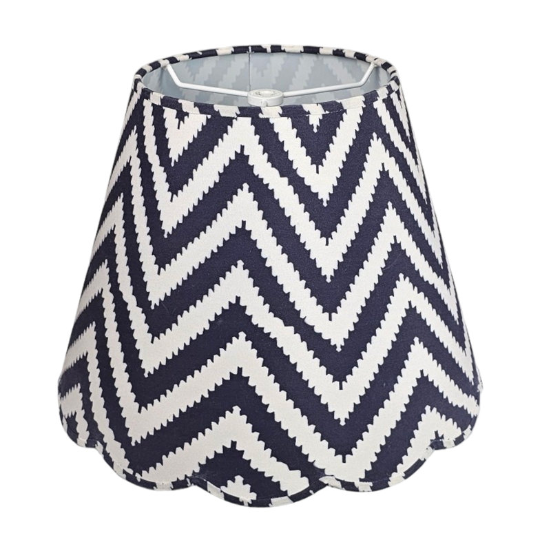 Abat-jour empire en tissu 10 "H