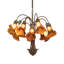 Lustre 12 lumières l 25 po Tiffany Pond