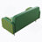Modern Patterned Two-Seater Sofa With Soft Throw Pillows For Comfortable Seating