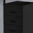 Laminate Contemporary Rolling File Cabinet With Storage Drawers & Printer Stand For Office-1153400833
