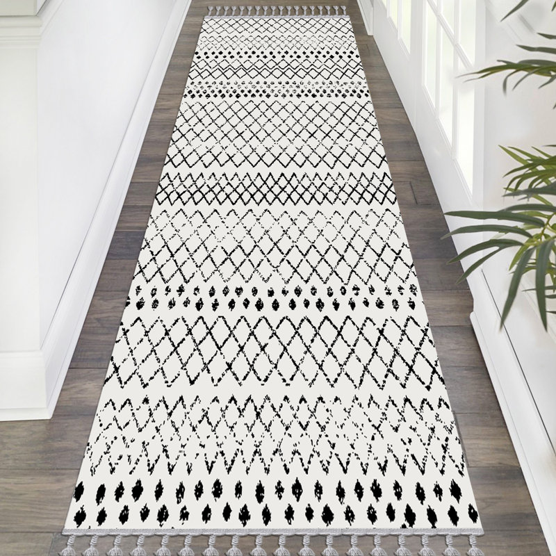 Isadora Geometric Area Rug, Runner 80 x 250cm