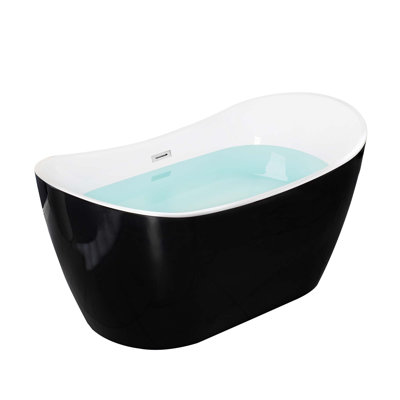 59'' x 29'' Freestanding Soaking Acrylic Bathtub