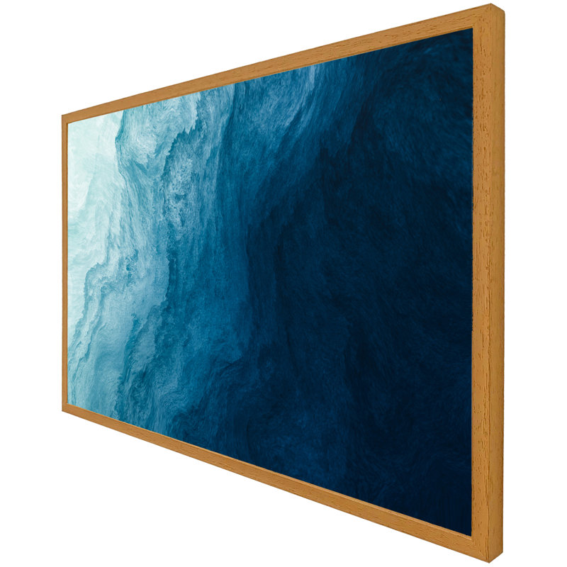 Asvin Single Picture Frame Print, 76cm H x 114cm W x 4cm D, Oak Framed