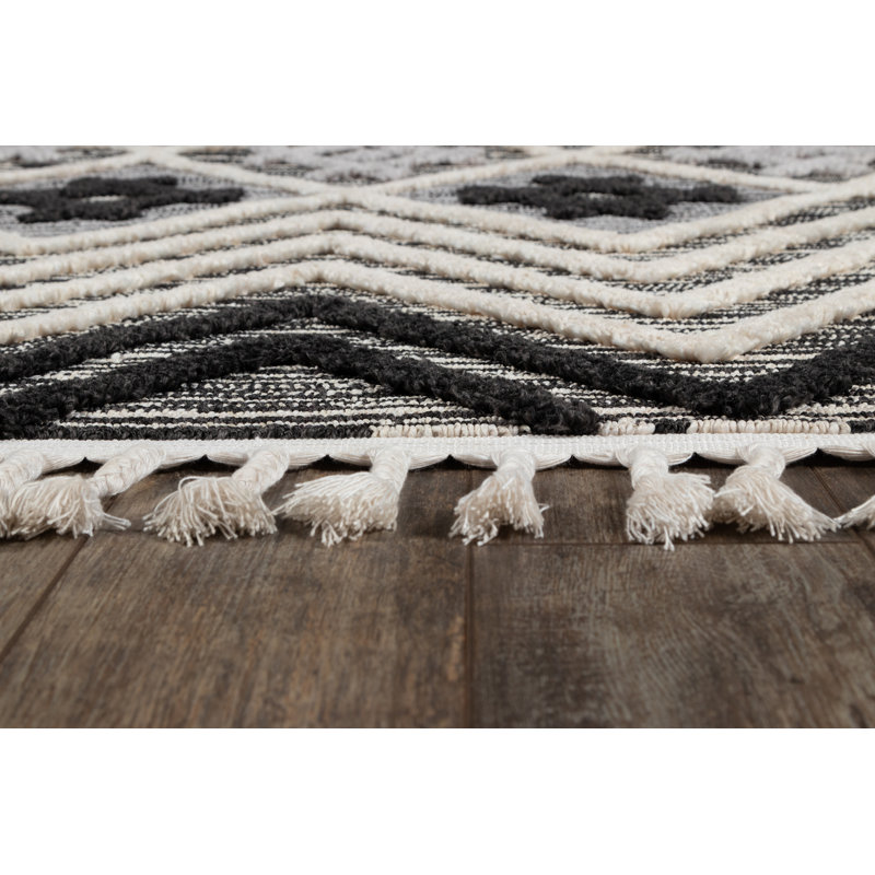 Adhnan Geometric Indoor Rug, Rectangle 8'6" x 12'6"