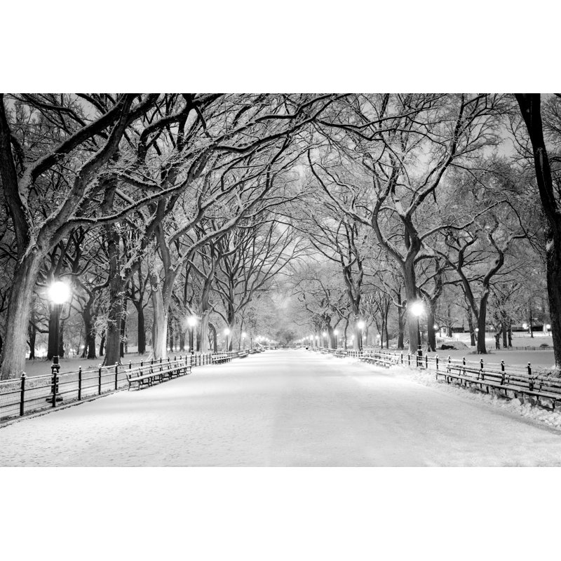 Ny Covered In Snow by Ultima_Gaina - Wrapped Canvas Print, 61cm H x 91cm W