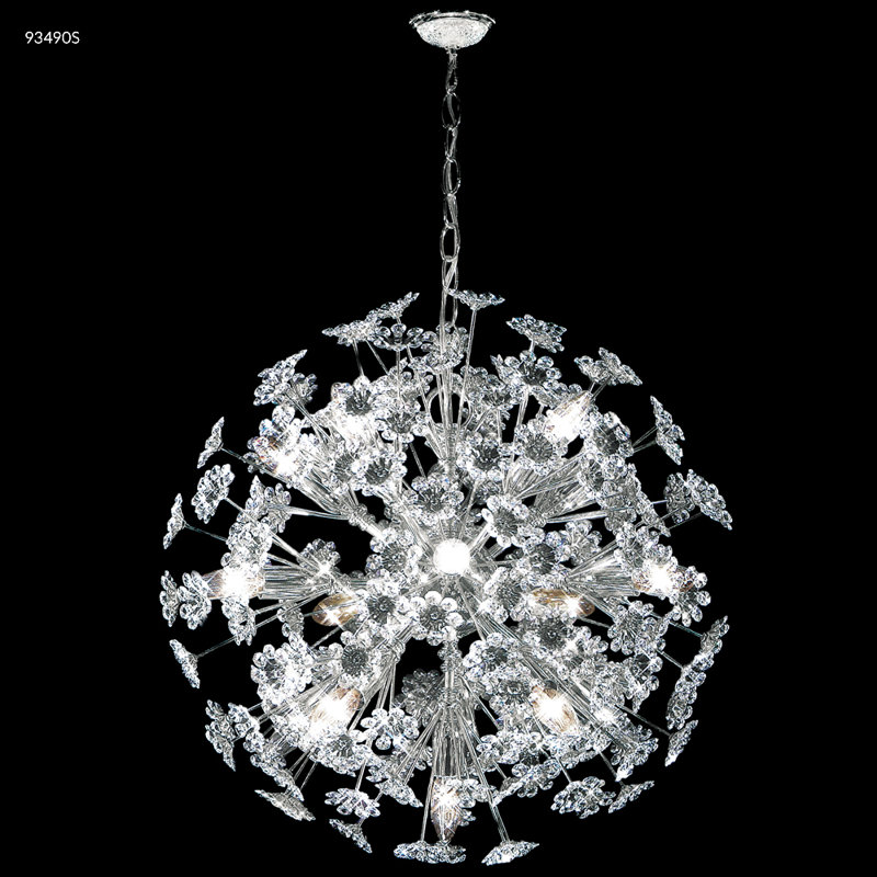 Europa 16 - Light Chandelier, Silver