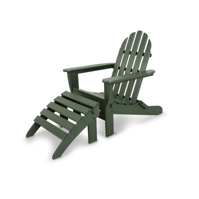Ensemble Adirondack pliant POLYWOOD Classics 2 pièces