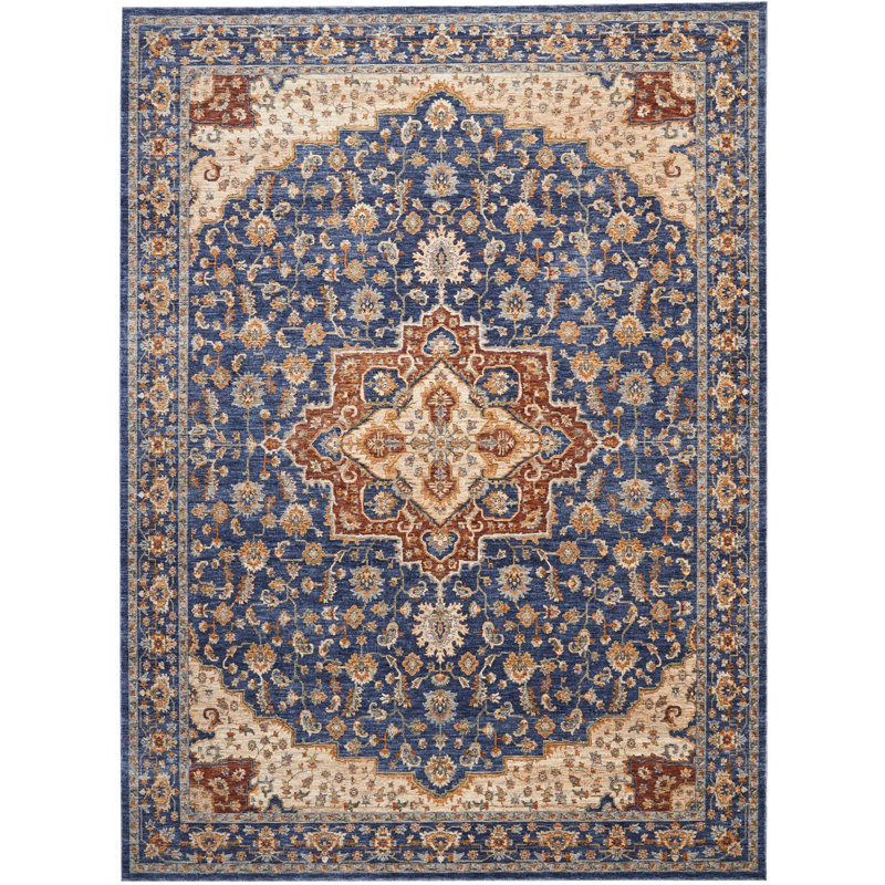 Oriental Indoor Rug, Rectangle 9'10" x 13'2"