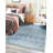 Timeless Marrakech Blue Hand-Knotted Wool Contemporary Transitional Area Rug-108406434