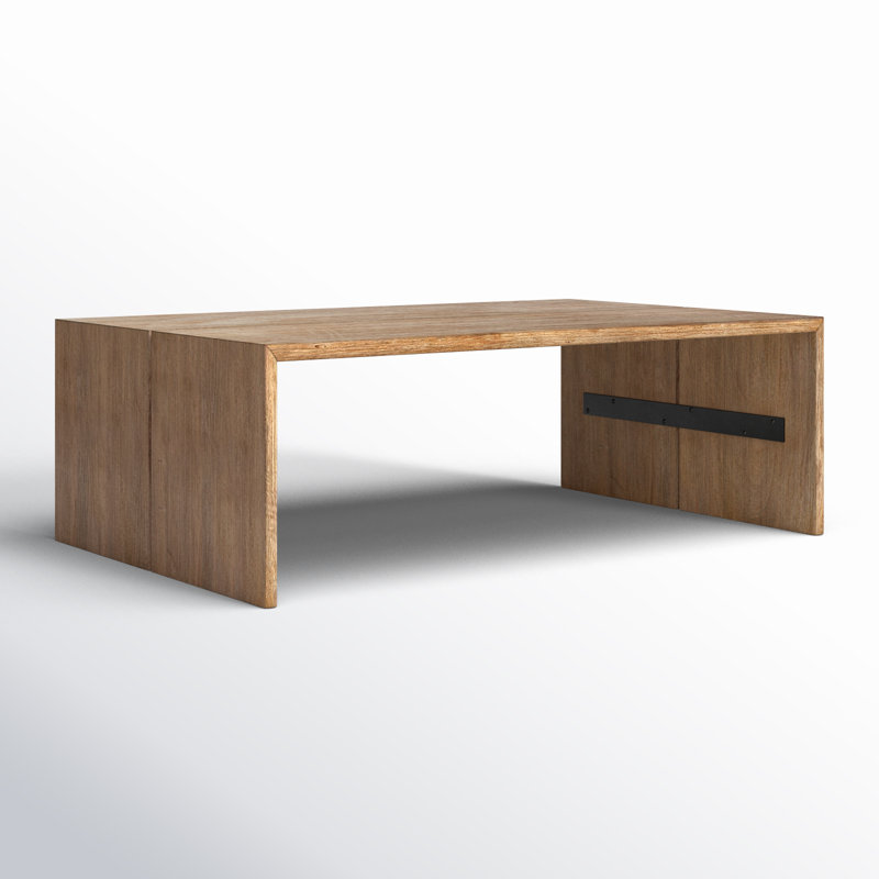 Table basse Novato, Marron clair