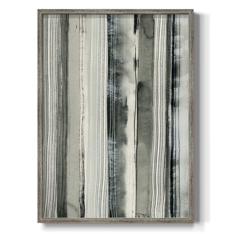 «Differing Parallels I», reproduction encadrée - bois massif, H 15 po x l 12 po