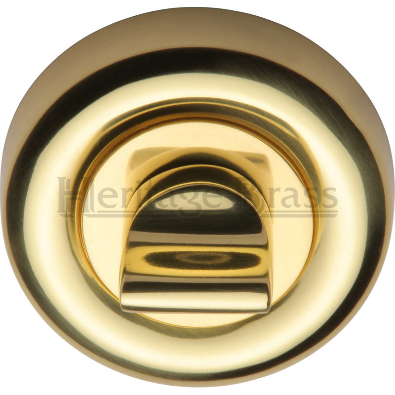 Heritage Brass Heritage Privacy Thumbturn & Emergency Release, Polished Brass