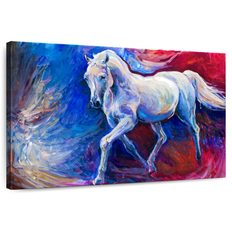 Brampt Horse Colorful, 20" H x 30" W