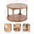 Dahl Mango Wood Round Coffee Table