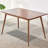 4 - Person Cherry Wood Color Rectangular Solid Wood Dining Table Set