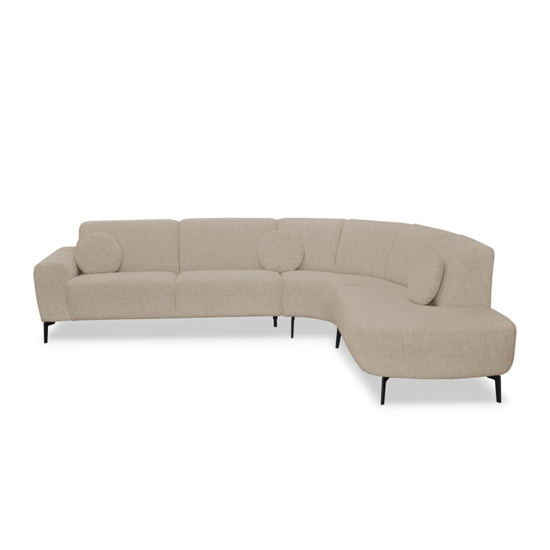 5 Seater Corner Sofa , Right Hand Facing, Beige