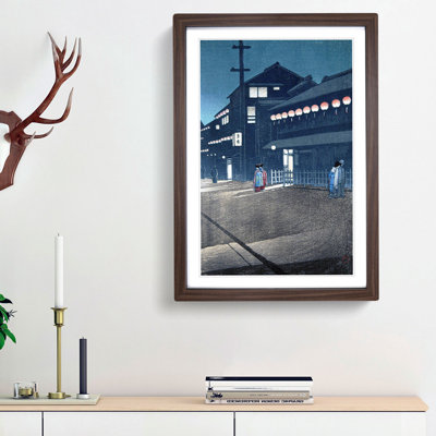 Evening by Hasui Kawase - Framed Print