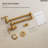 Brass Wall-Mount Pot Filler Kitchen Faucet with Swing Arms-115709047