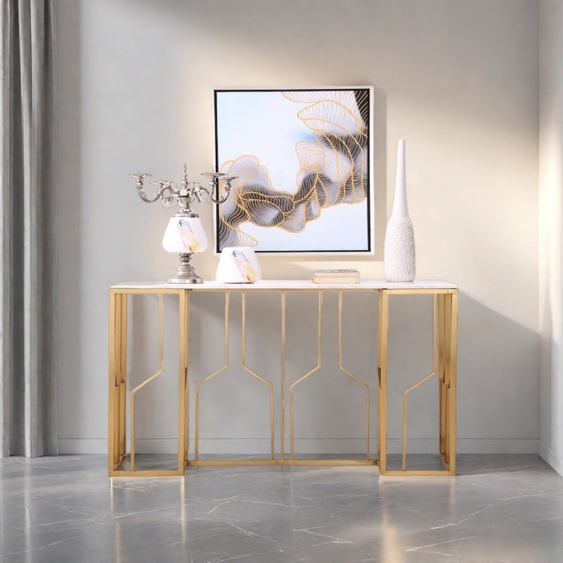Console Modern Minimalist Art Design, H 33,46 po x l 62,99 po x P 15,75 po
