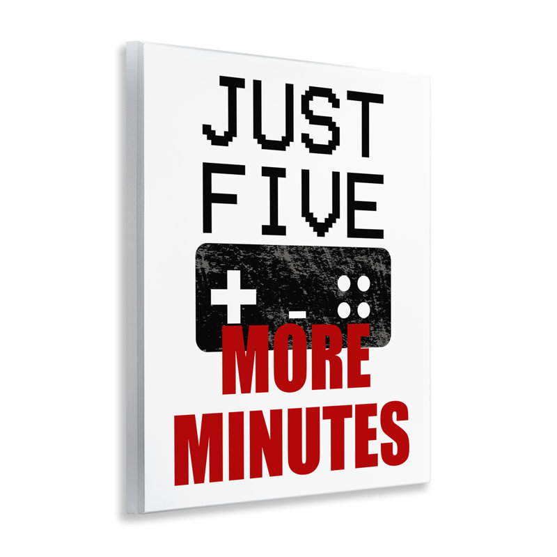 Plaque murale cinq minutes de jeu, design par Kim Allen