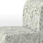 Fauteuil de chambre beige rembourré Floral-1530459663