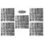 American Tin Ceilings 2 pi x 2 pi (24 po x 24 po) panneaux muraux et tuiles cloutées de plafond - tuile métallique embossée avec motif fleur de lys (ensemble de 5 - couvre 20 pieds carrés)-53119081